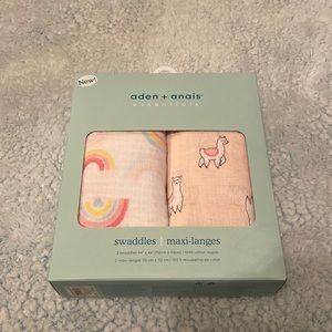 Aden + anais Swaddle set brand new